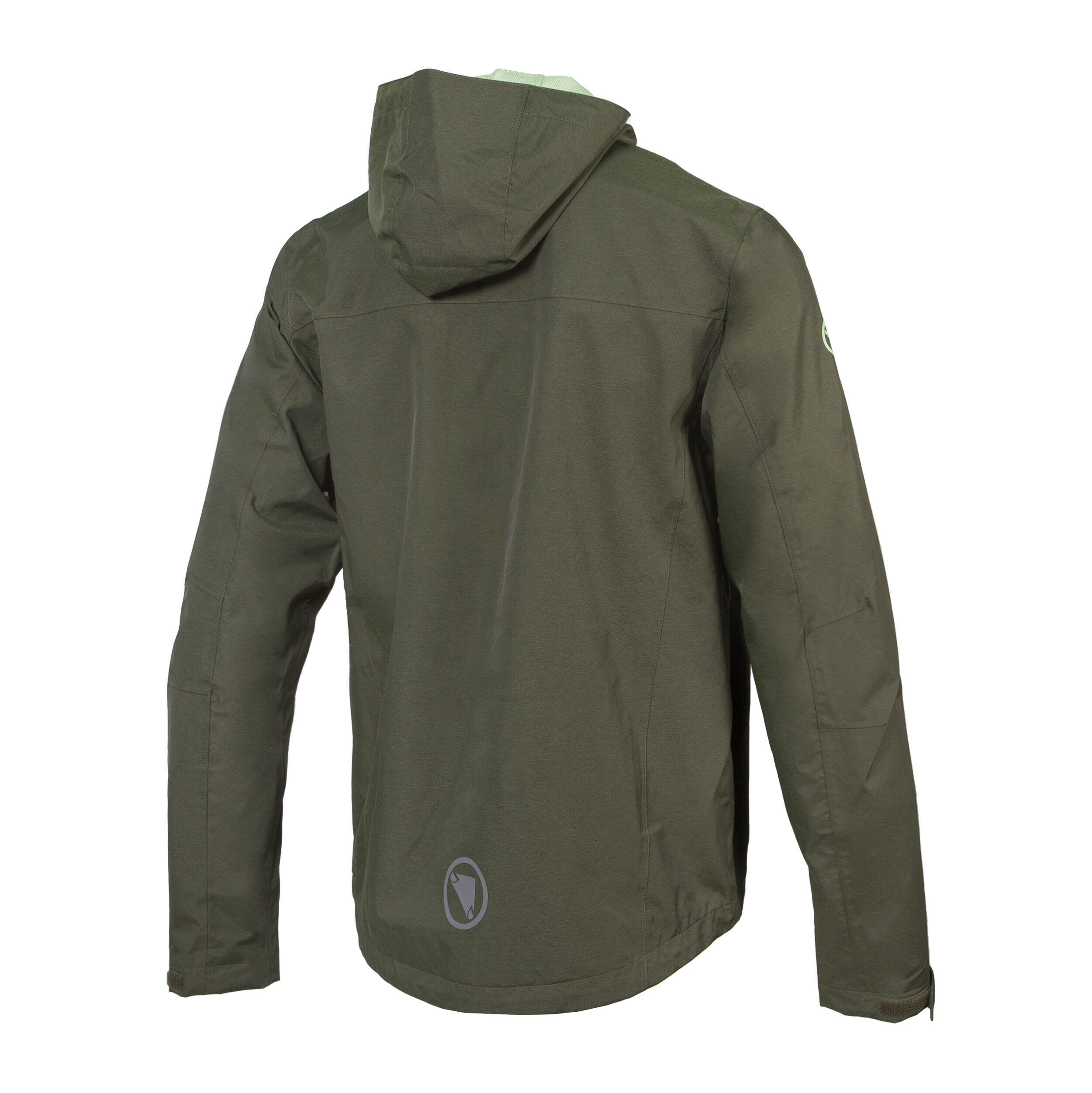 Herren Hardshell-Kapuzenjacke Mit Sturmlasche Hinter Dem Frontreißverschluss 2/7