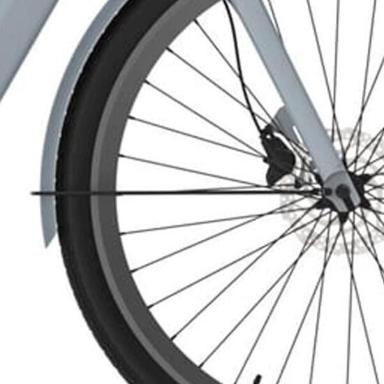 Asta parafango Cortina 28" E-Nite blu metallo opaco L355 mm