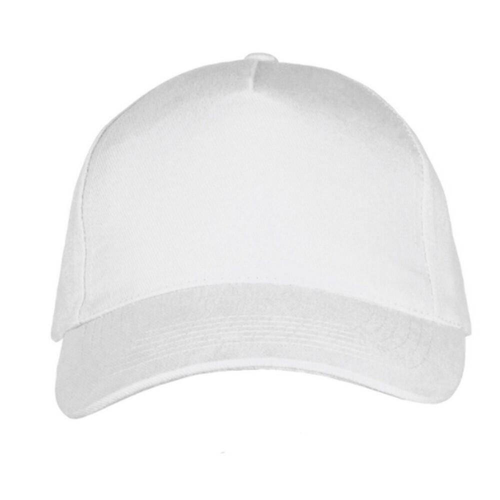 Unisex Long Beach Cap (White) 3/4