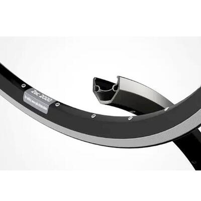 Rigida zac2000 26 inch velg - aluminium. 36 spaakgaten. zwart