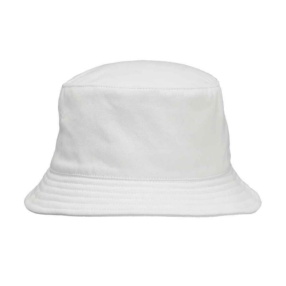 Unisex Adult Twill Bucket Hat (White)
