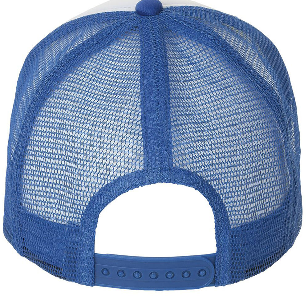 Unisex Bubble Contrast Cap (White/Royal Blue) 2/4