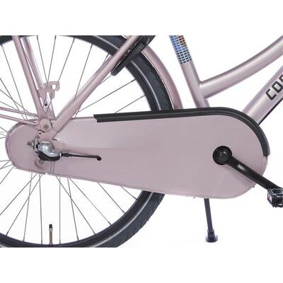Cortina kettingkast lakdoek 26 u4 in brilliant silver matt