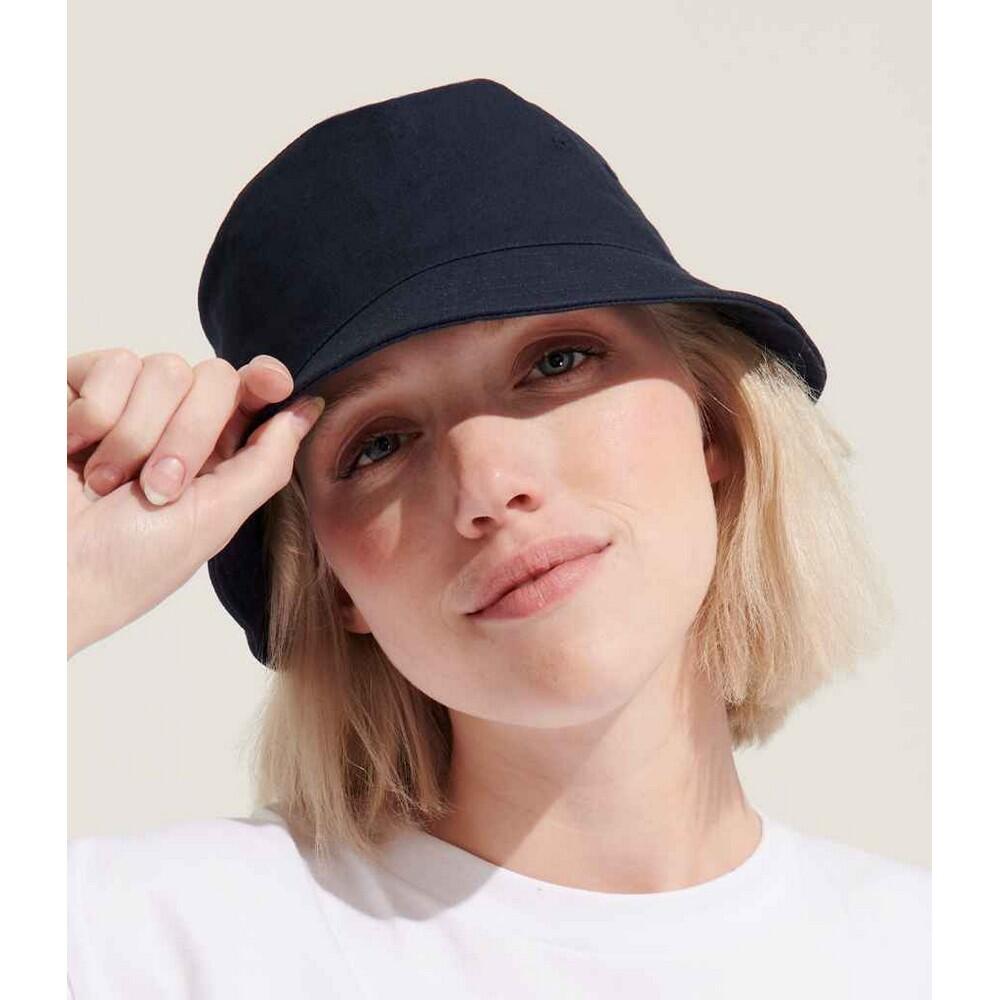 Unisex Adult Twill Bucket Hat (French Navy) 3/4