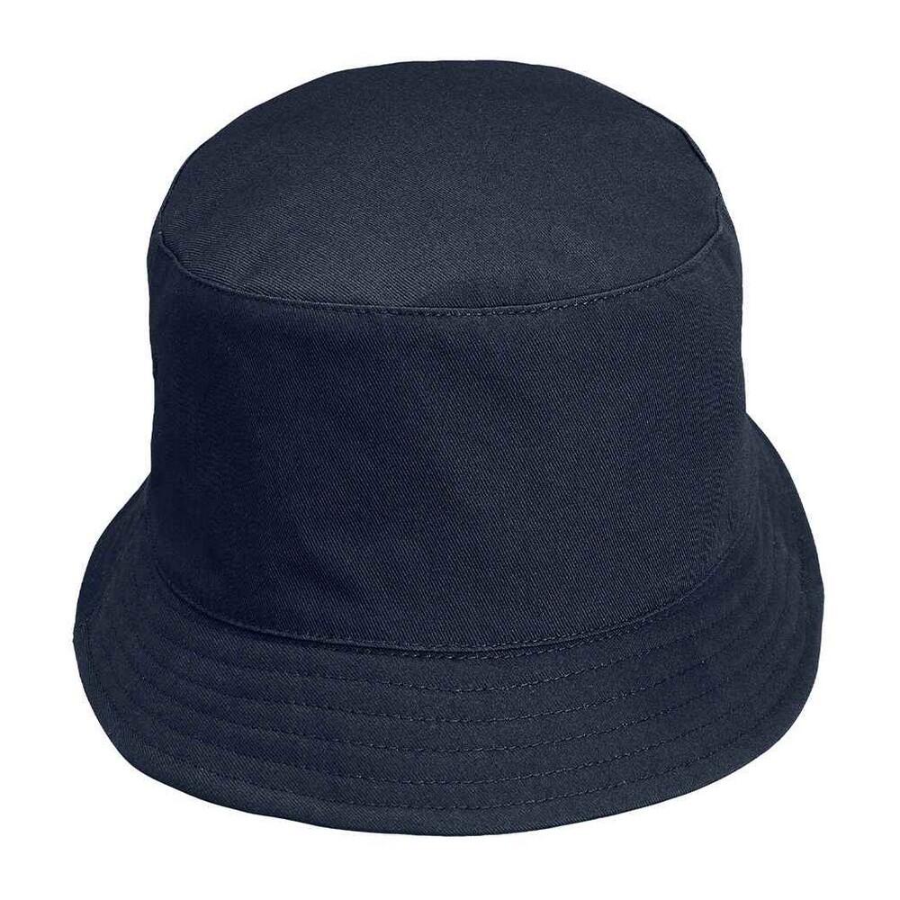 Unisex Adult Twill Bucket Hat (French Navy) 2/4