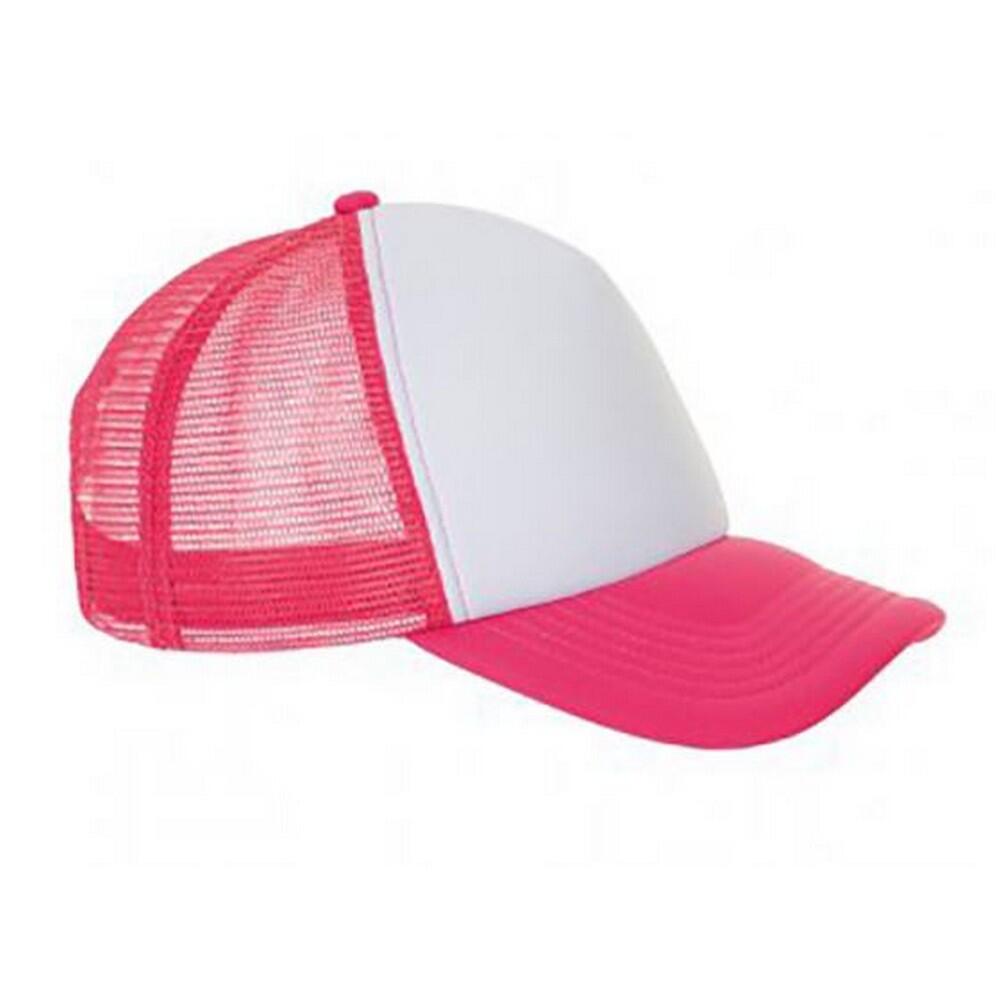 white / coral pink