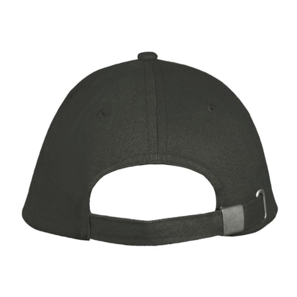 Unisex Long Beach Cap (Dark Grey/Light Grey) 3/4