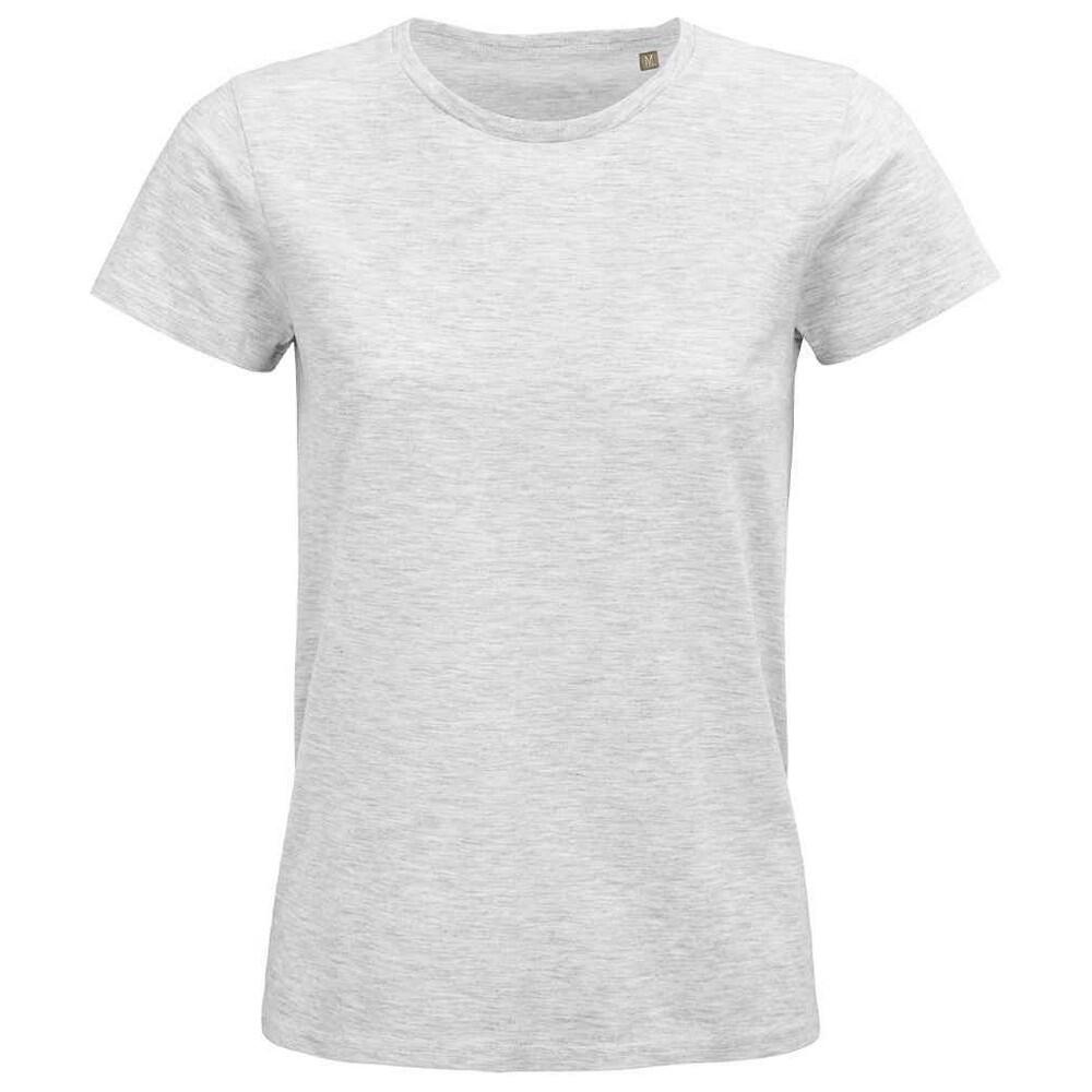 Sol's - Tshirt Pioneer Femme (cendre Chiné) - T-shirt Manches Courtes - Gris - 52 2xl - Decathlon