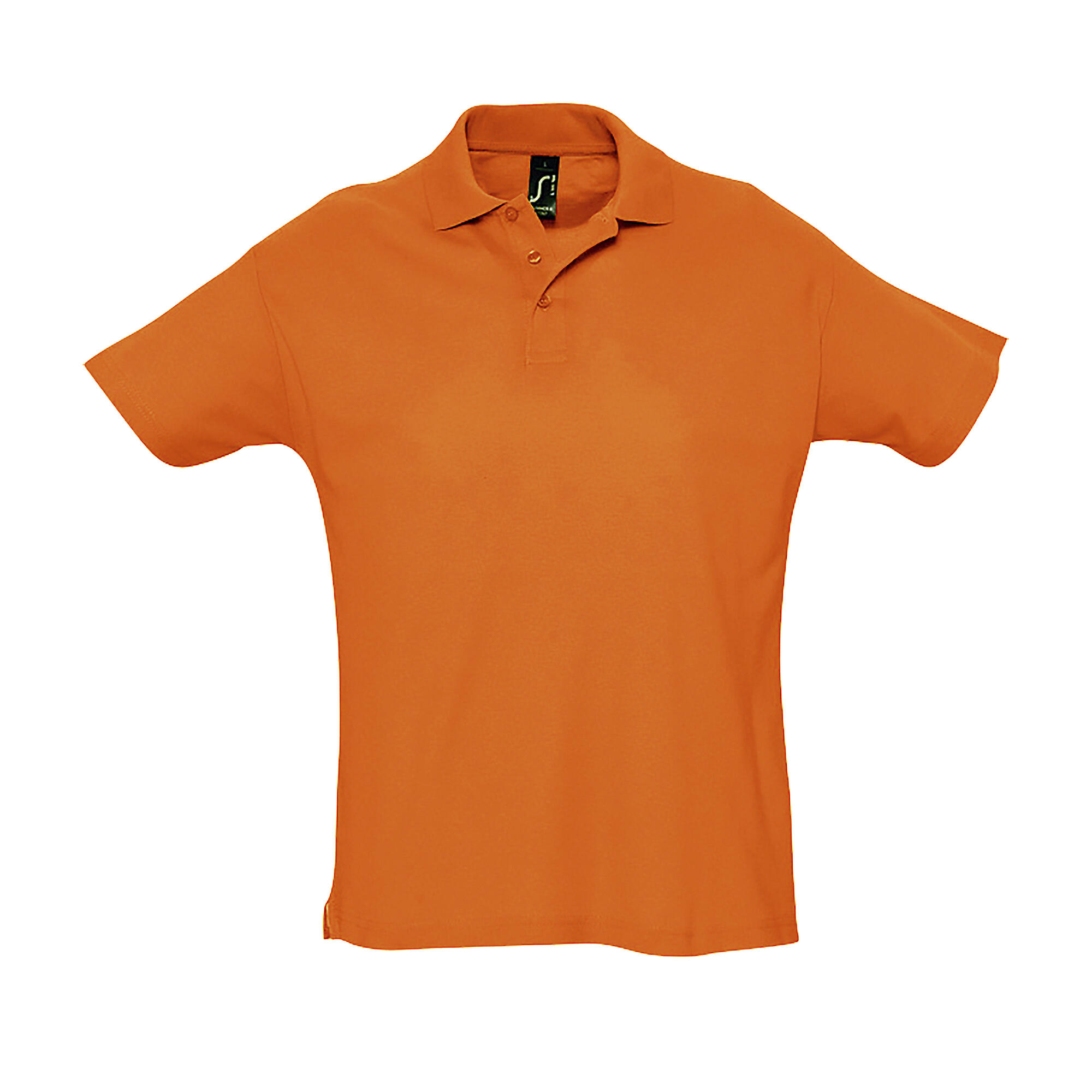 SOL'S Mens Summer II Pique Short Sleeve Polo Shirt (Orange)