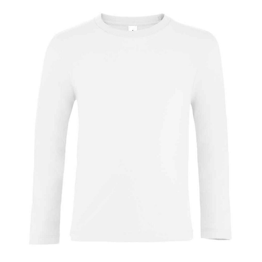 SOL'S Childrens/Kids Imperial LongSleeved TShirt (White)