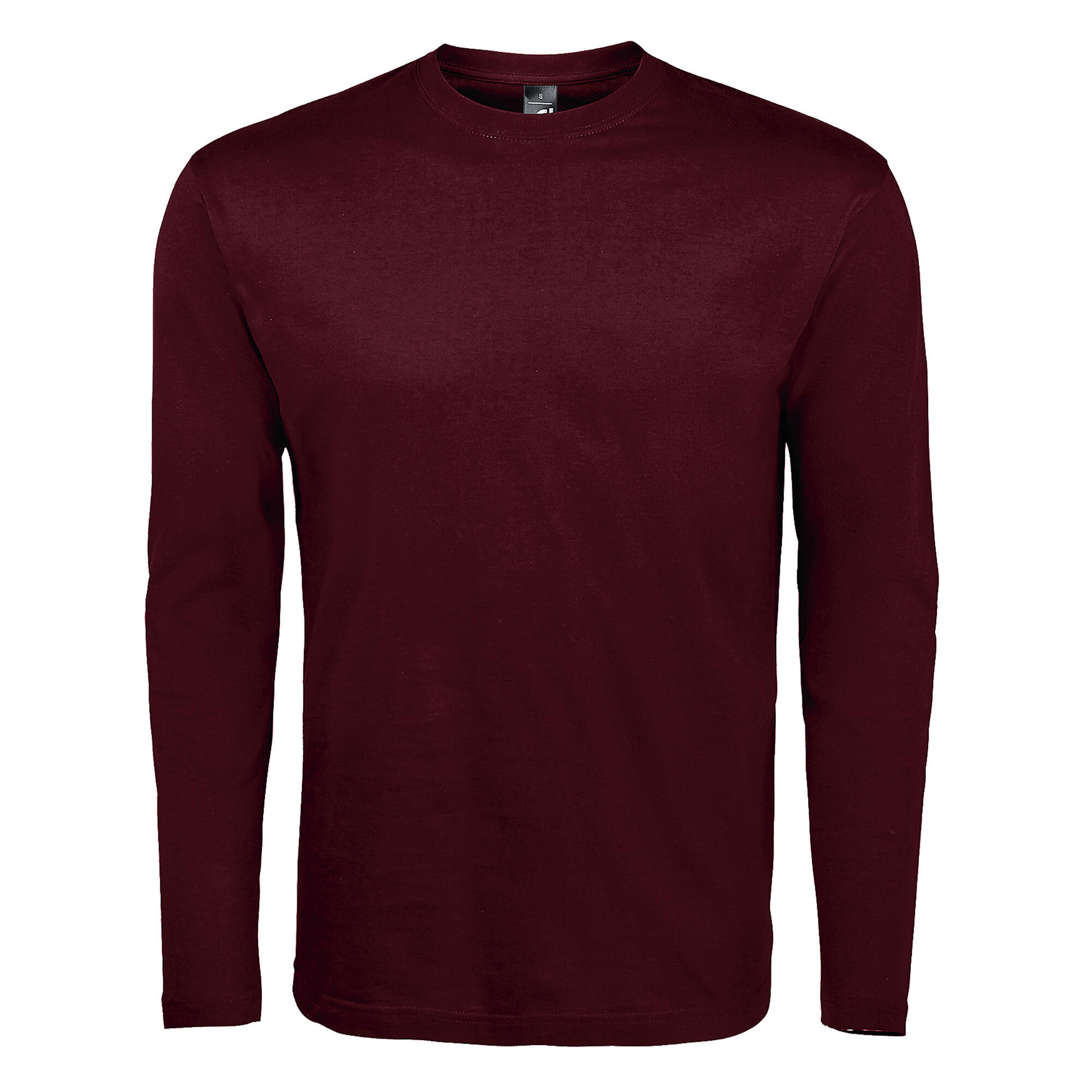 Mens Monarch Long Sleeve TShirt (Oxblood) 2/4
