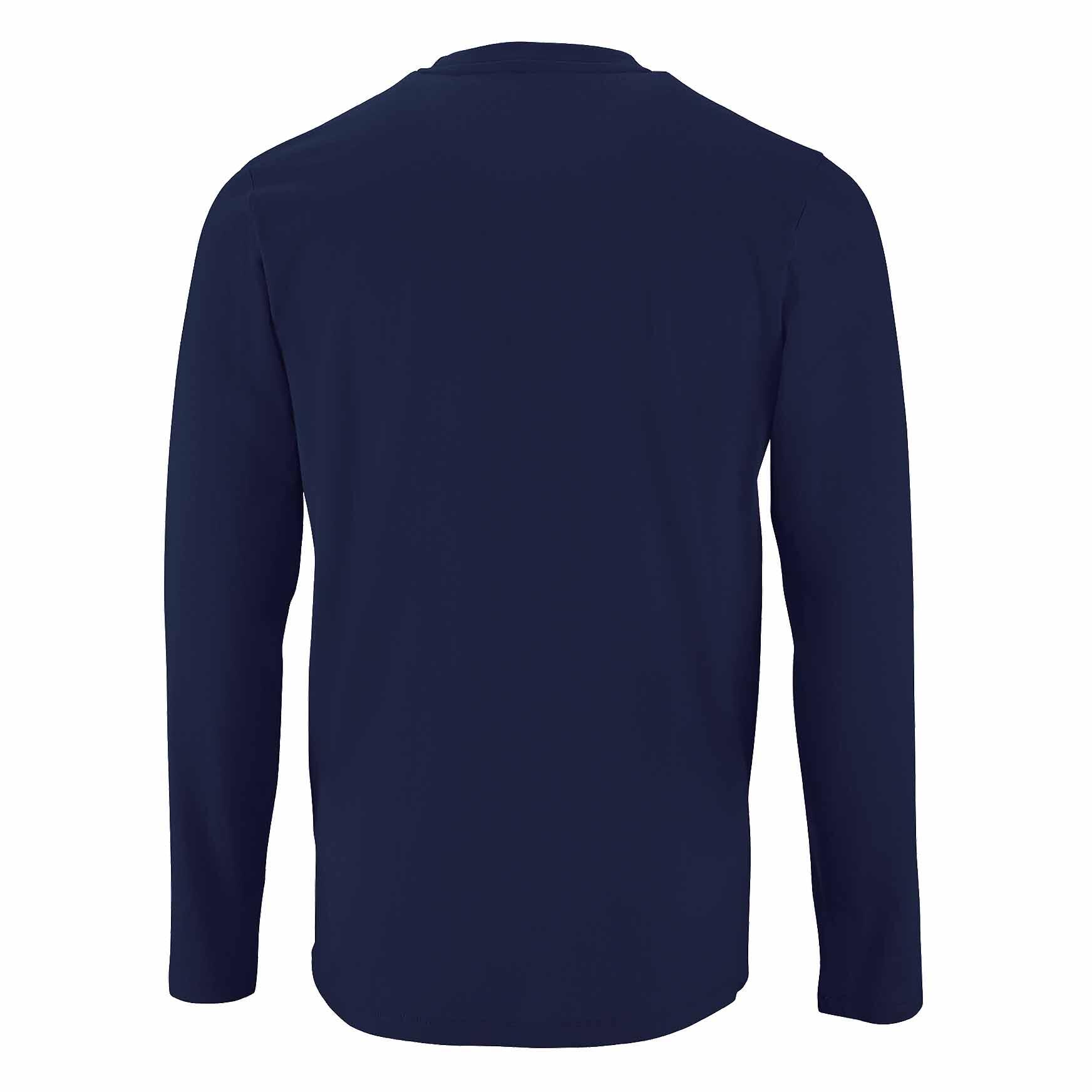 Mens Imperial Long Sleeve TShirt (French Navy) | Decathlon