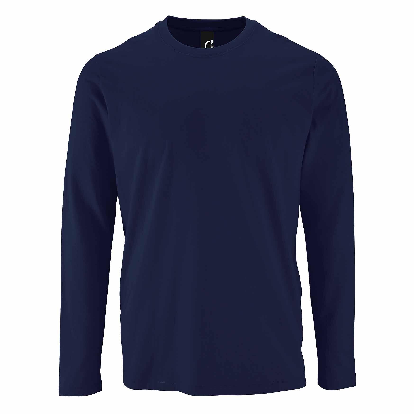 SOL'S Mens Imperial Long Sleeve TShirt (French Navy)