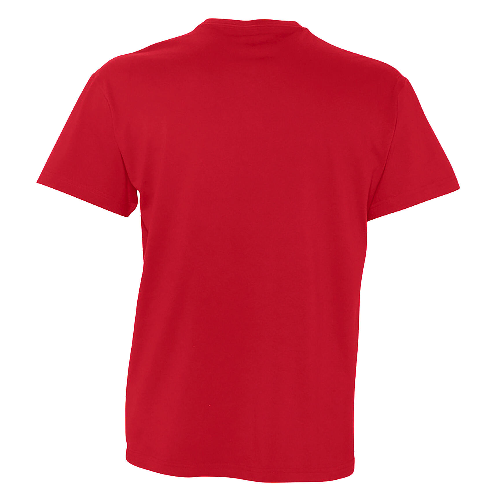 Mens Victory V Neck Short Sleeve TShirt (Red) 2/4