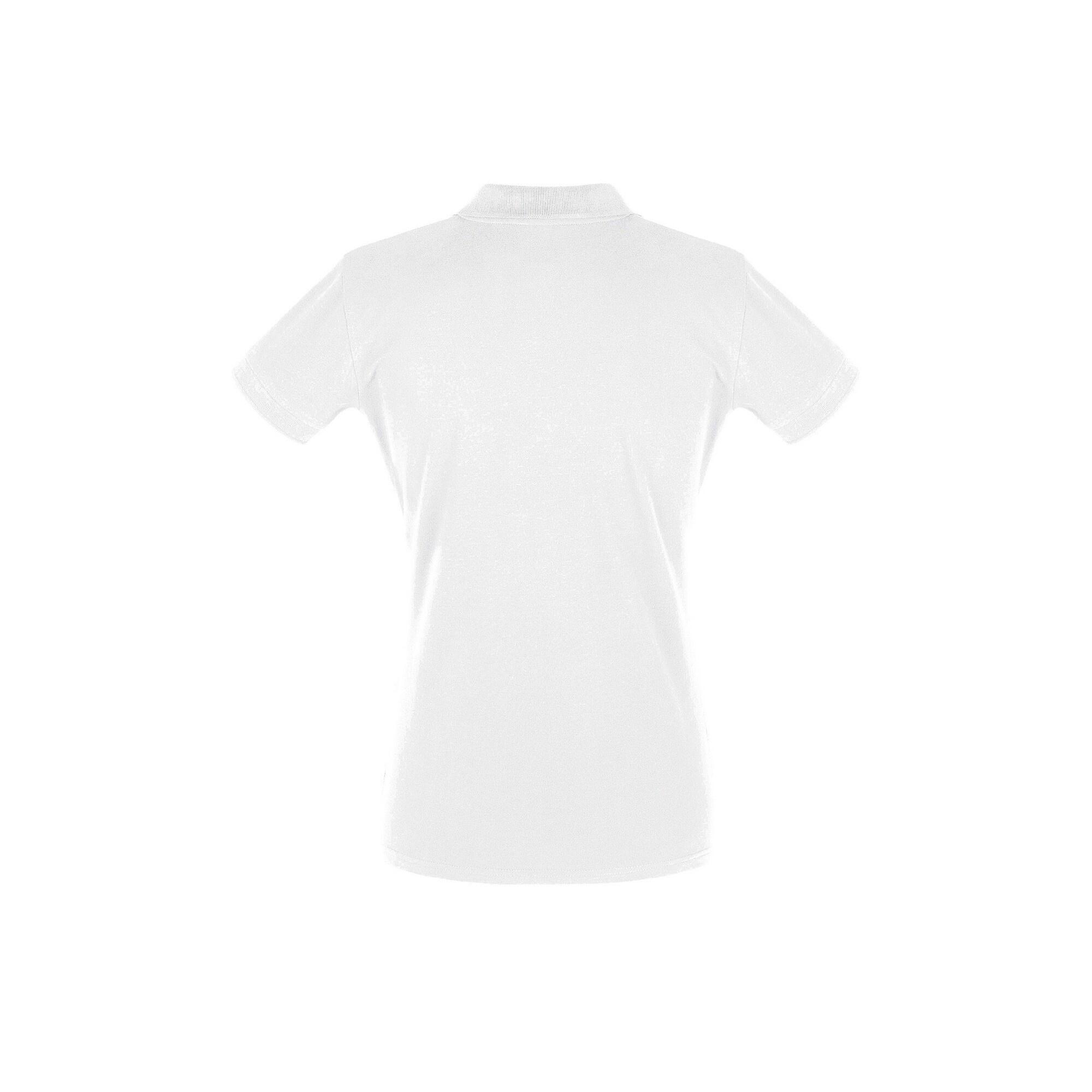 PoloShirt Perfect Kurzarm Damen Weiß 2/5