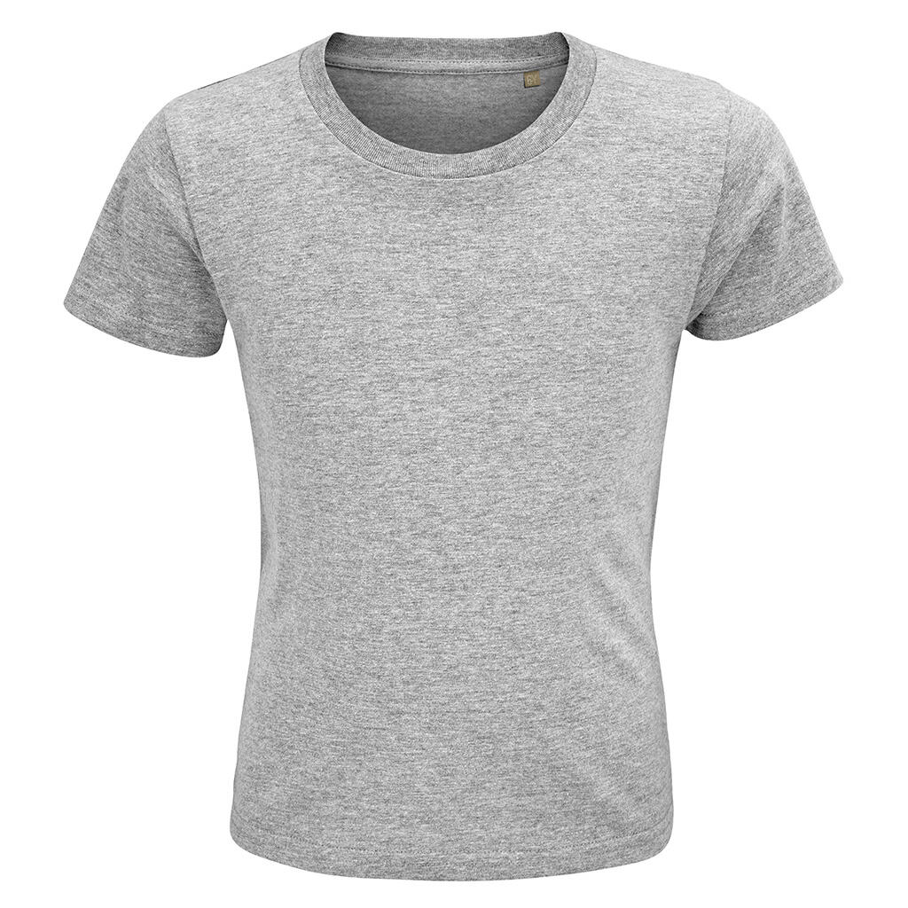 Childrens/Kids Crusader Marl TShirt (Grey) 1/5