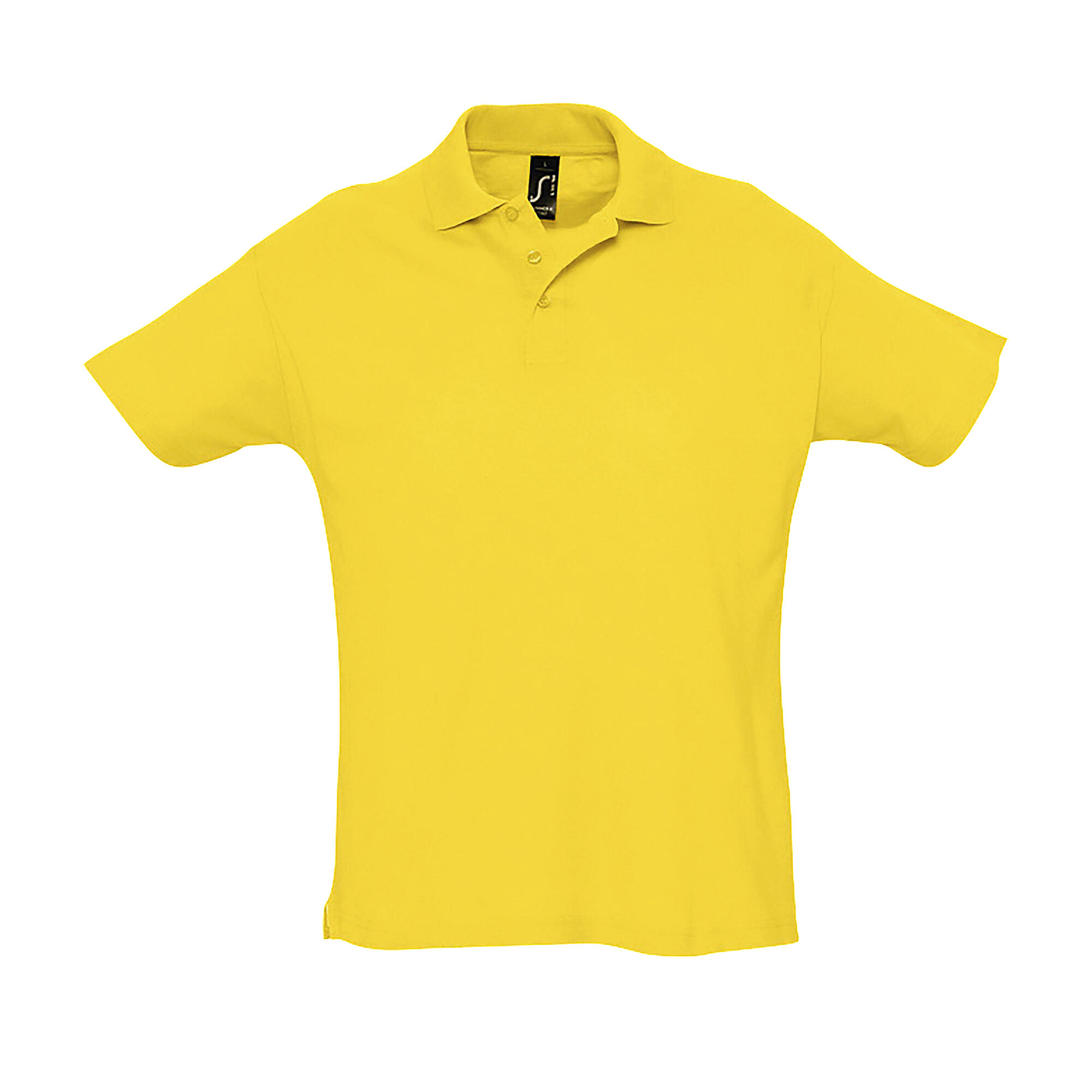 SOL'S Mens Summer II Pique Short Sleeve Polo Shirt (Gold)