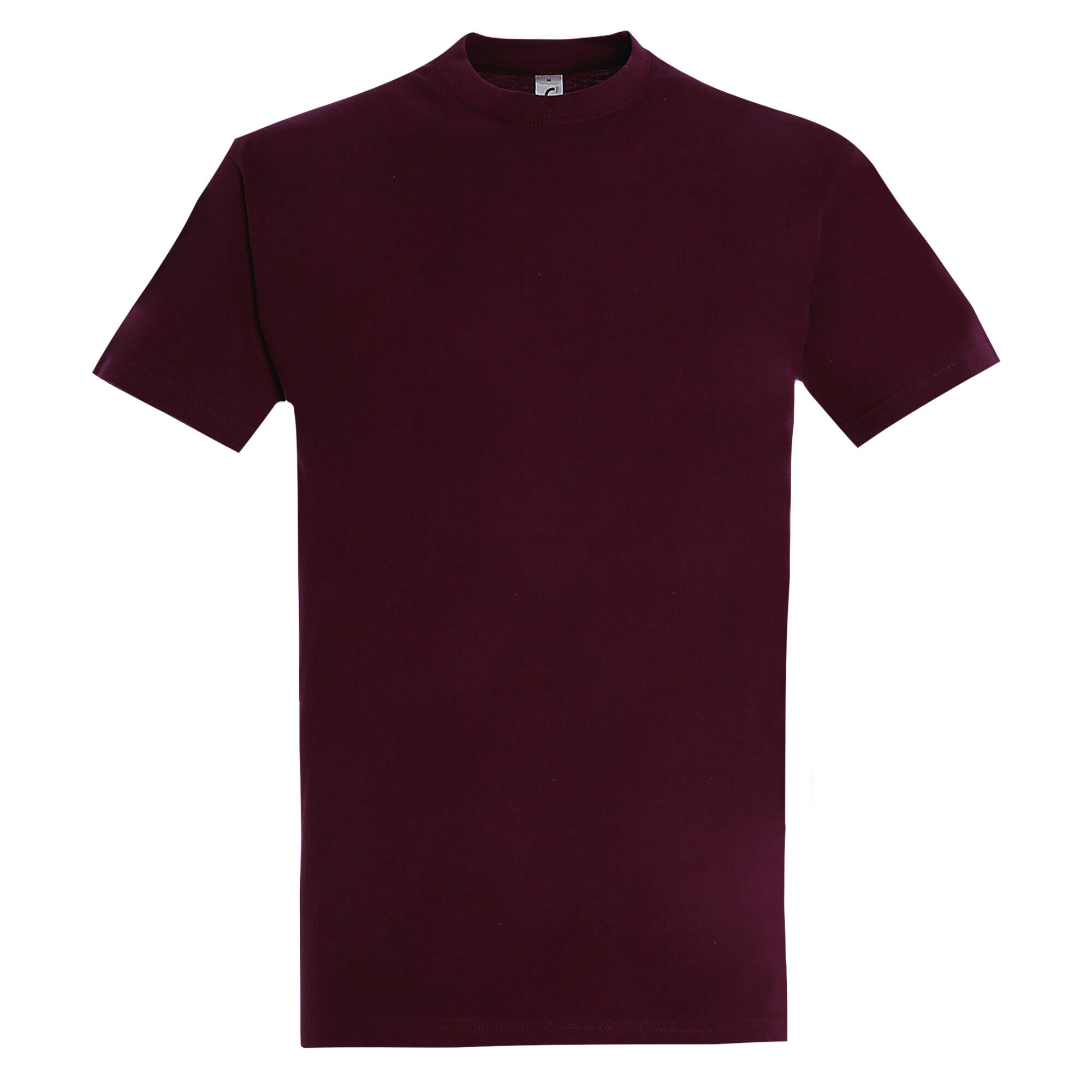 SOL'S Mens Imperial Heavyweight Short Sleeve TShirt (Burgundy)