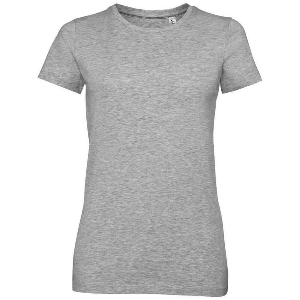 Womens/Ladies Millenium Stretch TShirt (Grey Marl) 1/3