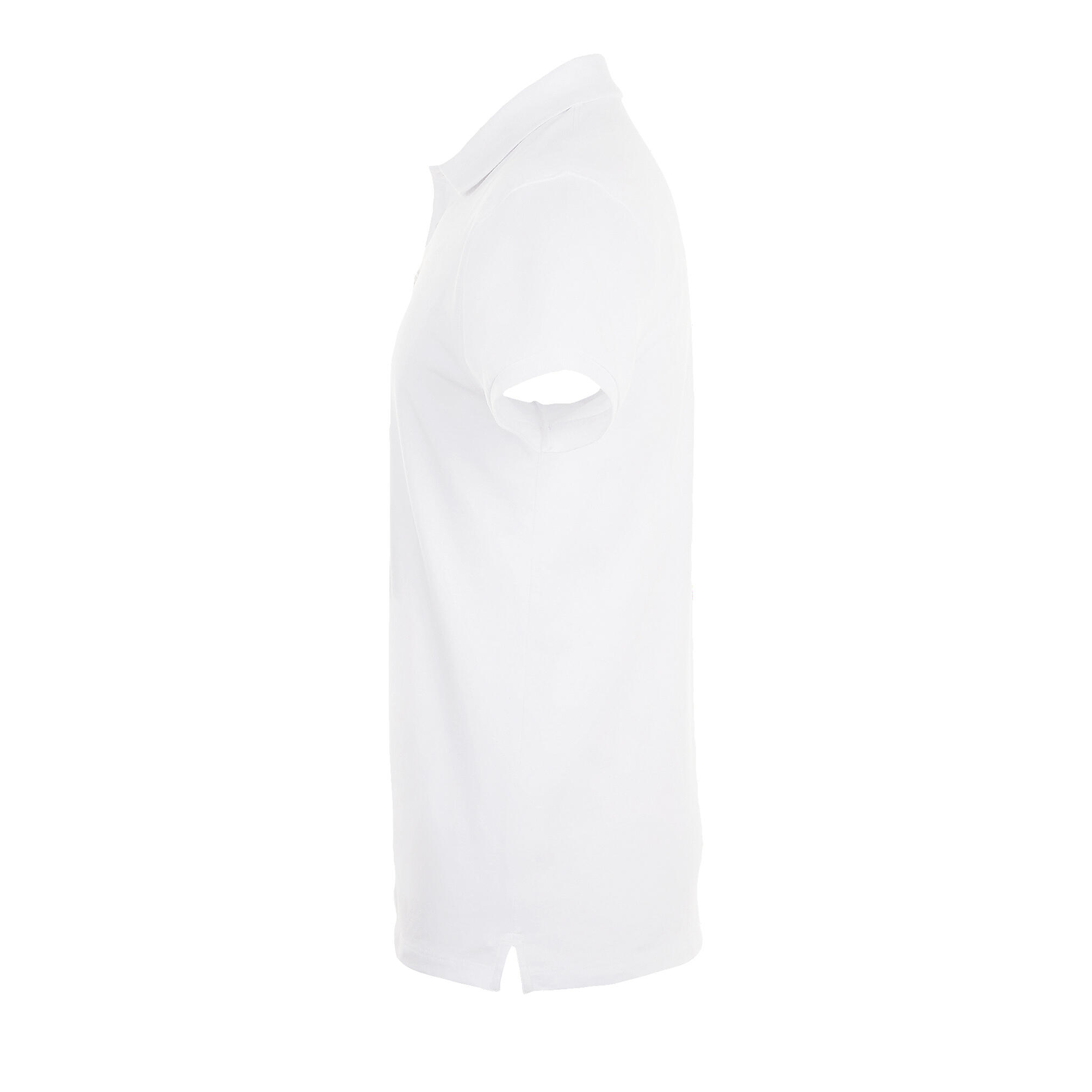Phoenix Kurzarm Pique Polo Shirt Herren Weiß 3/4