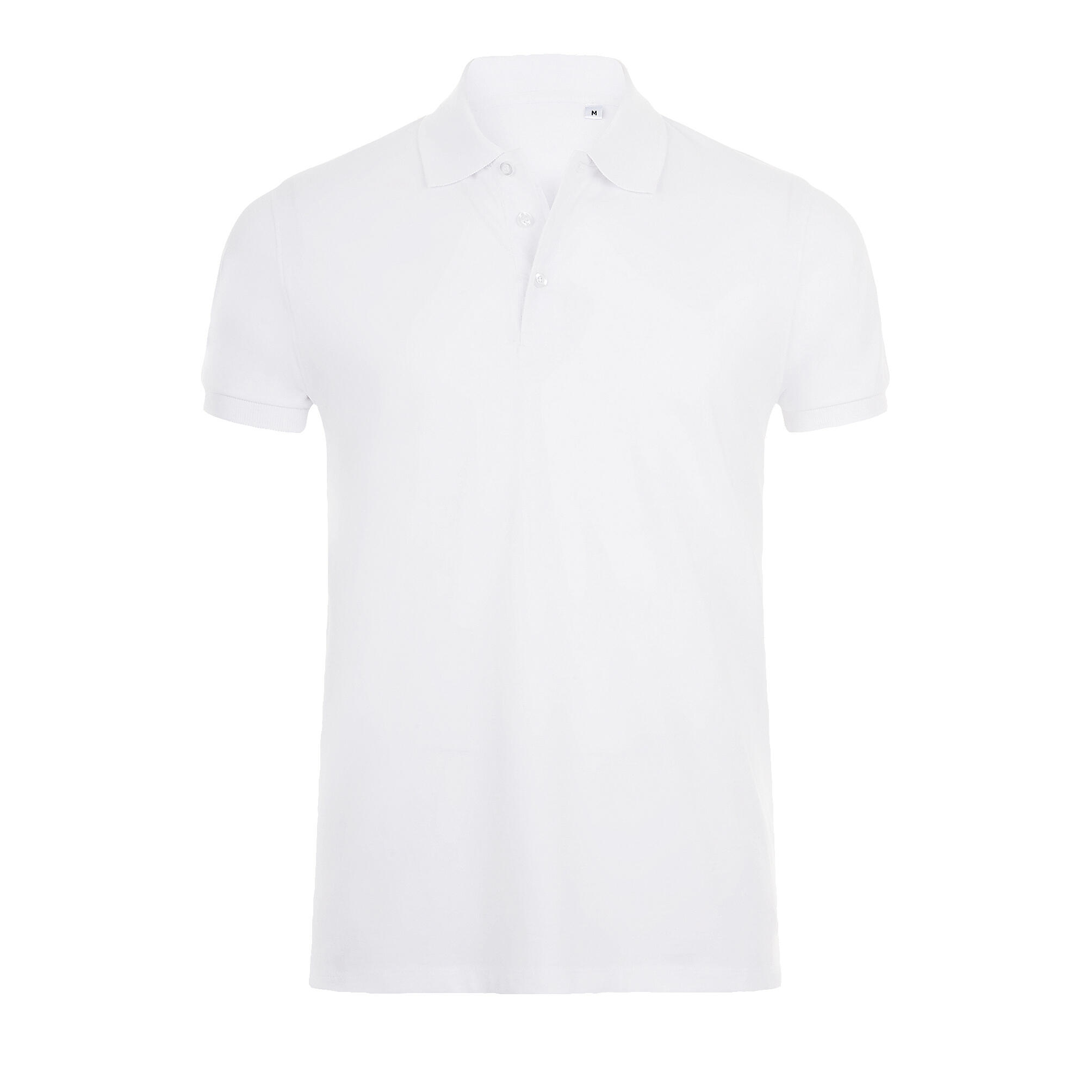 SOL'S Mens Phoenix Short Sleeve Pique Polo Shirt (White)