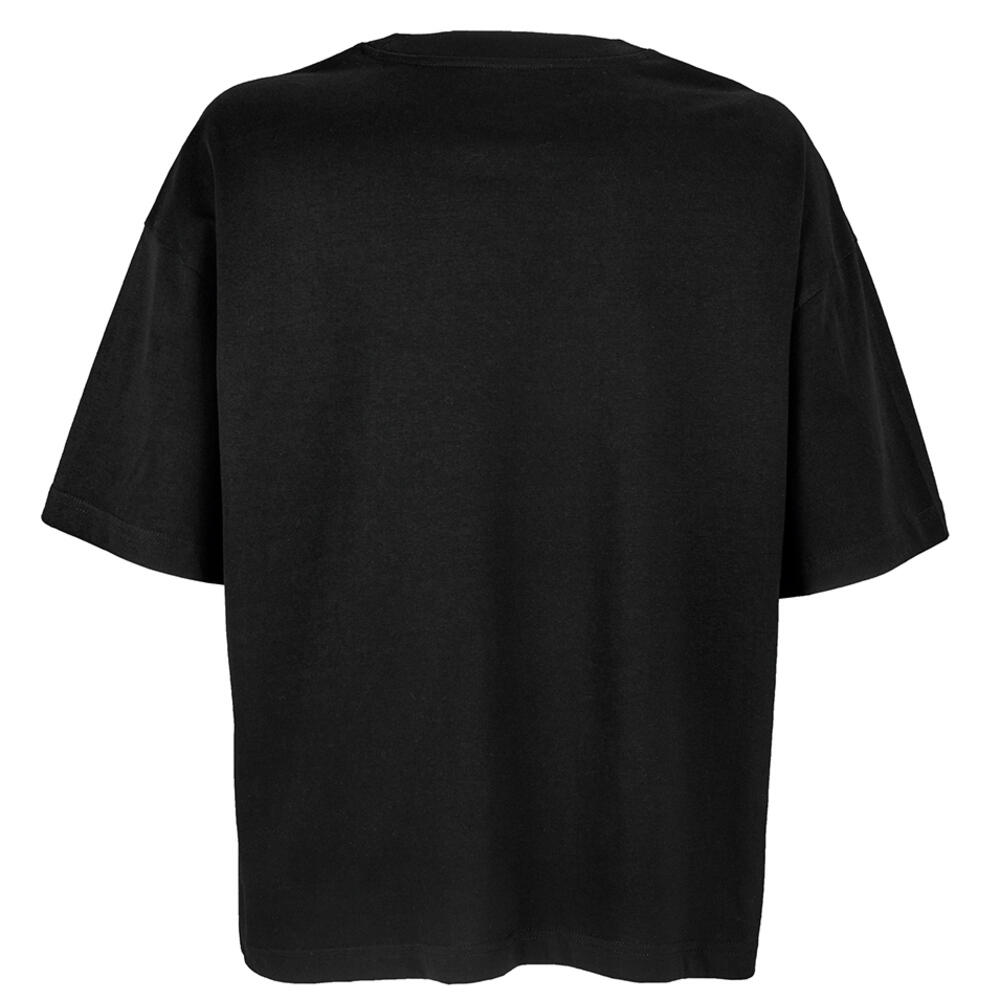 Womens/Ladies Boxy Oversized TShirt (Deep Black) 2/5