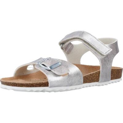 Sandalen geox model j adriel girl c kleur zilver