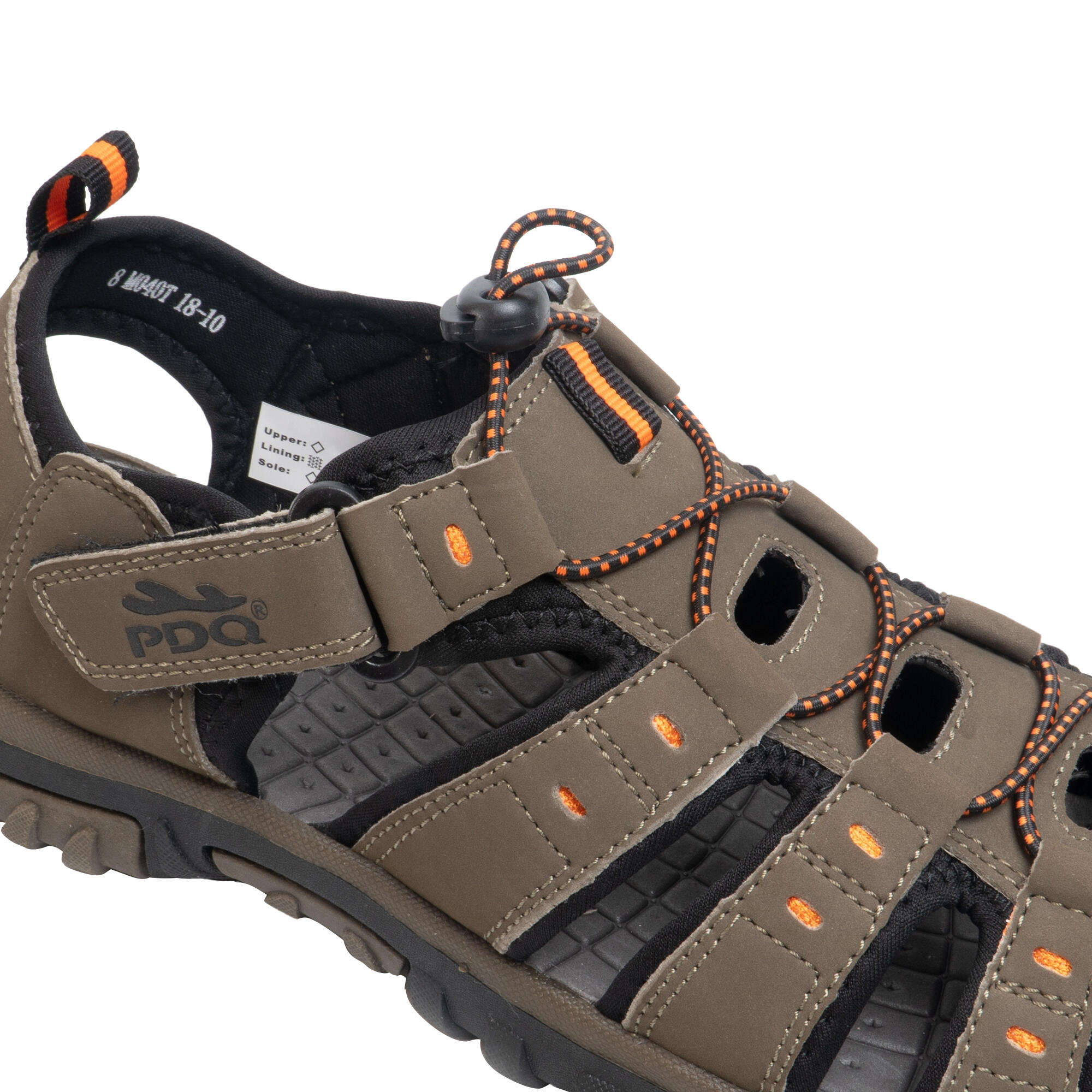 Sandale TrekkingSandale Herren Dunkles Taupe/Orange 4/4