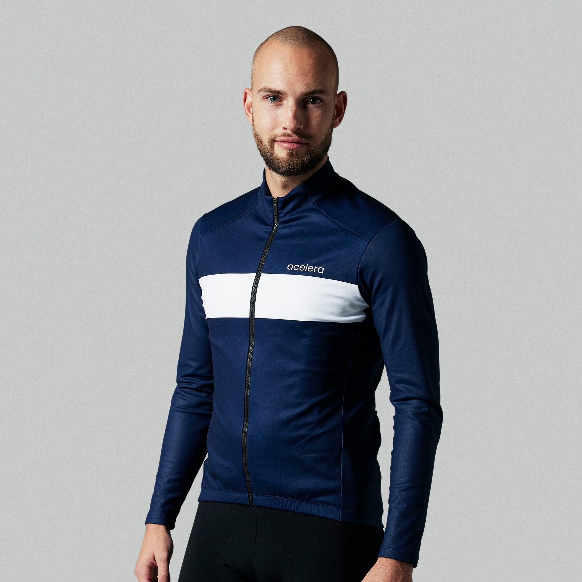 ACELERA Thermo Fleece Wielrenjack - Winddicht & waterafstotend – Wielerkleding Fietsjas