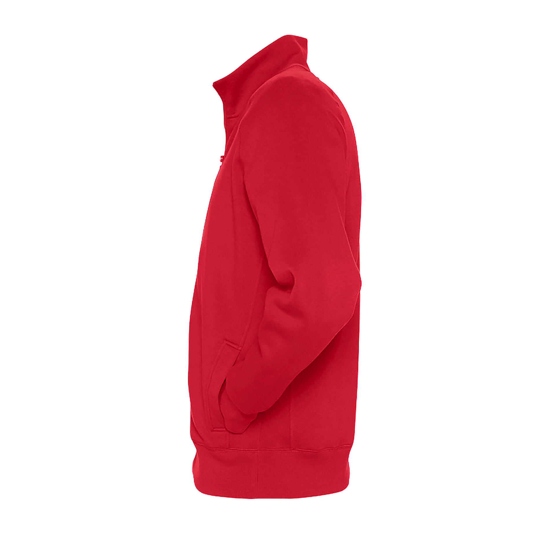 Mens Sundae Full Zip Sweat Jacket (Red) 4/5
