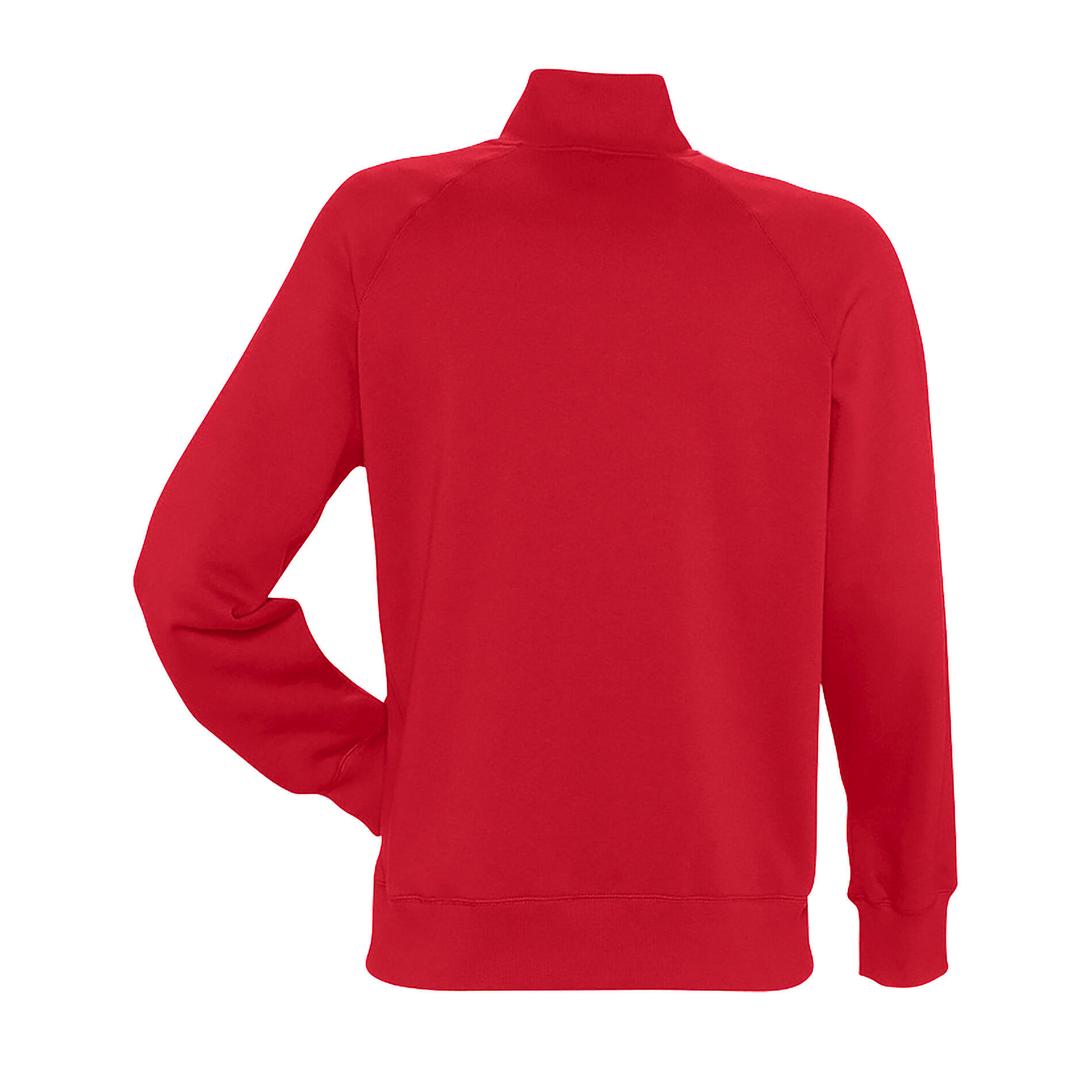 Mens Sundae Full Zip Sweat Jacket (Red) 2/5