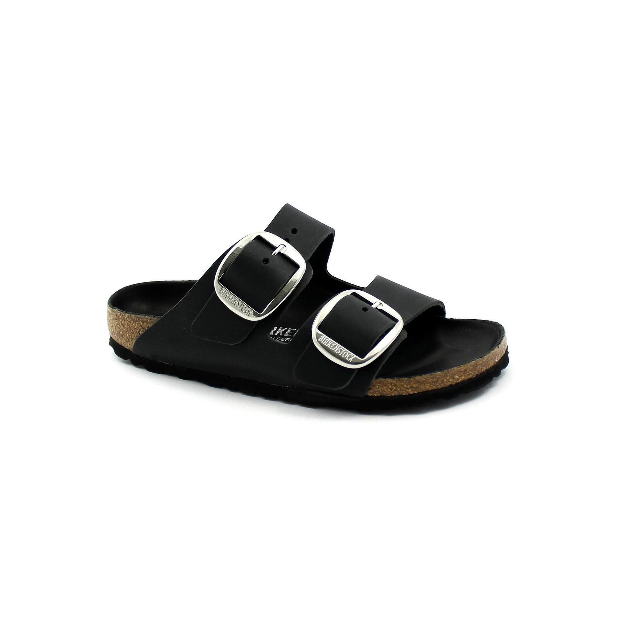 Birkenstock - Mules Femmes Birkenstock Arizona Big Buckle - Tongs - Noir - Decathlon