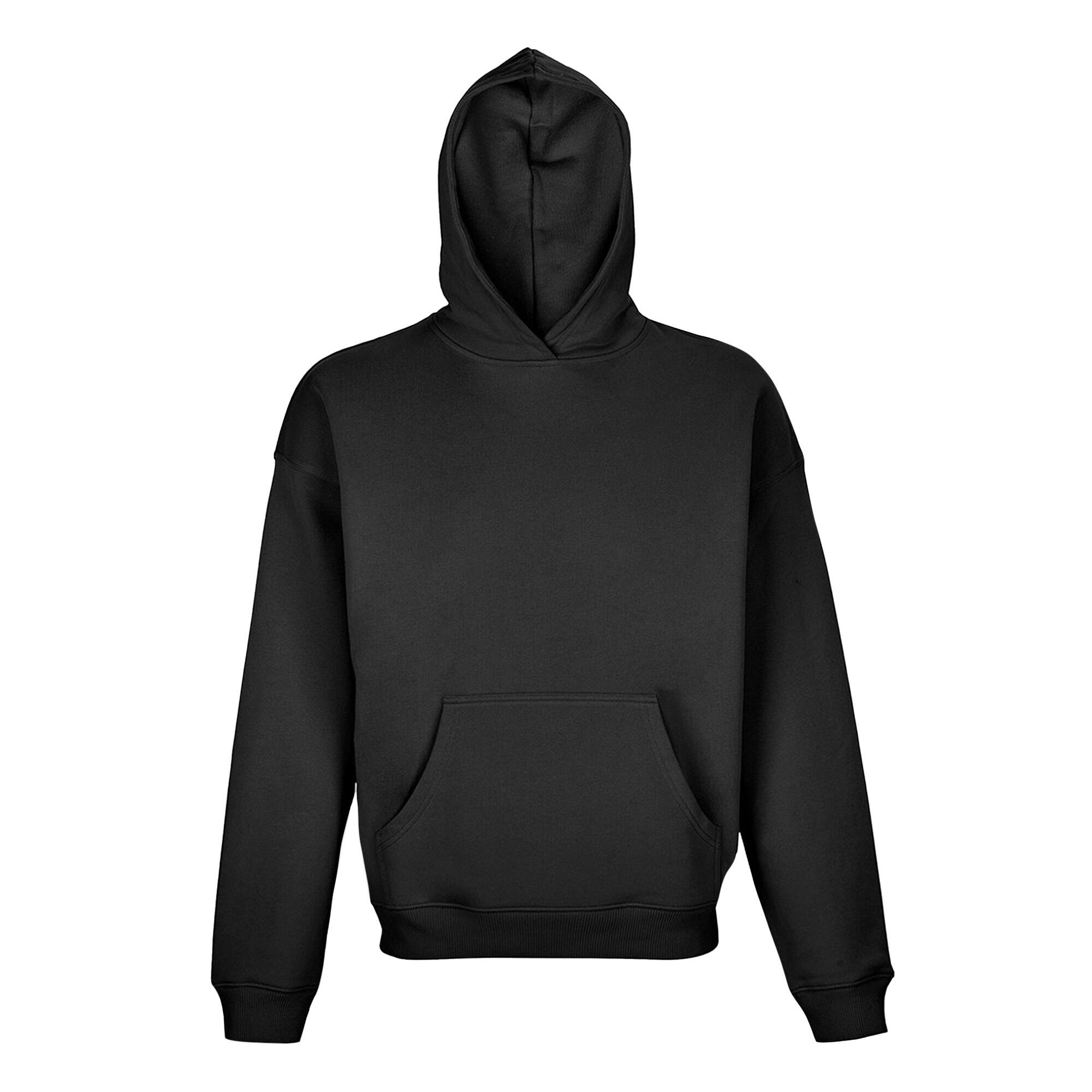 SOL'S Unisex Adult Connor Oversized Hoodie (Black)