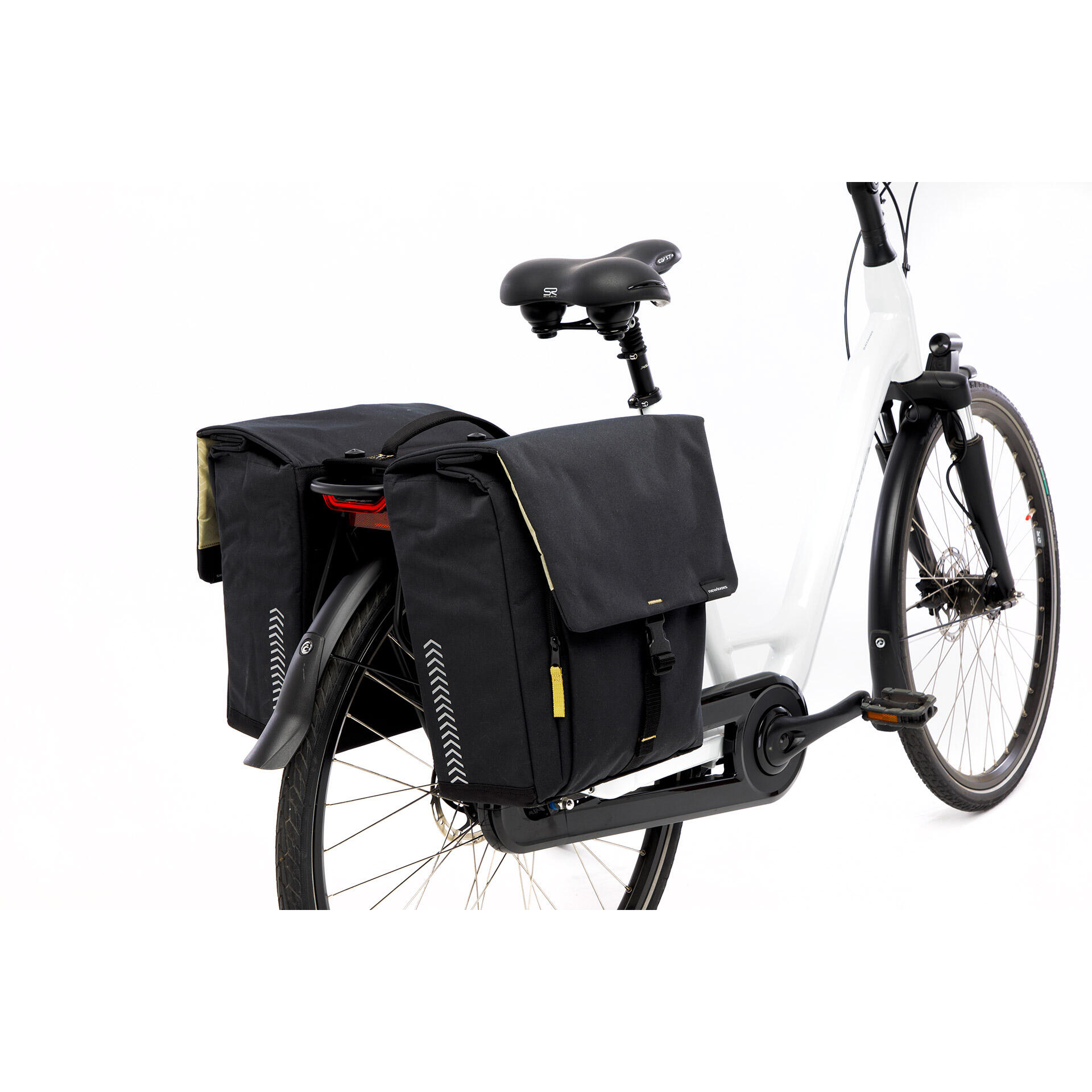 Borsa da bicicletta per portapacchi Tulum MIK, nera 5/6