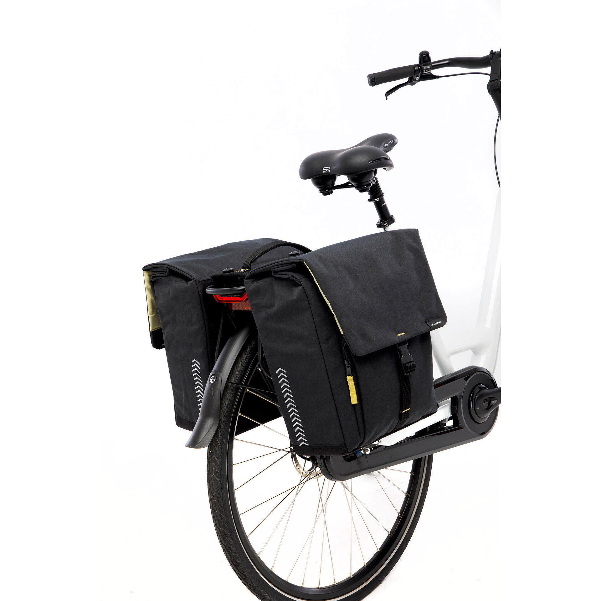 Borsa da bicicletta per portapacchi Tulum MIK, nera 4/6