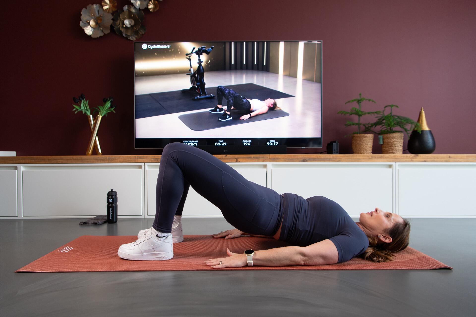 Tapis de fitness NBR - Rose 5/6