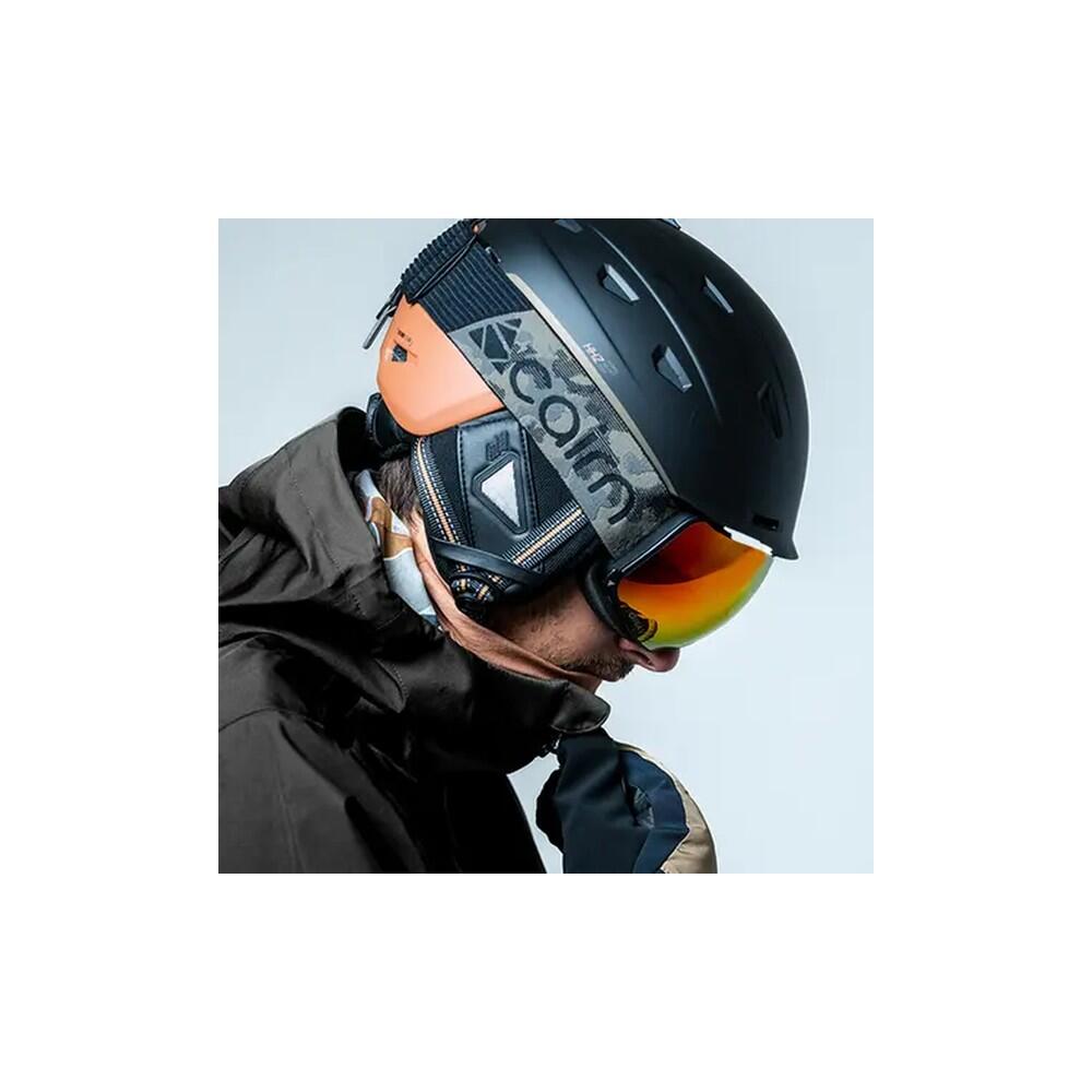 Capacete de Esqui Cairn Xplorer Preto/Castanho 4/4