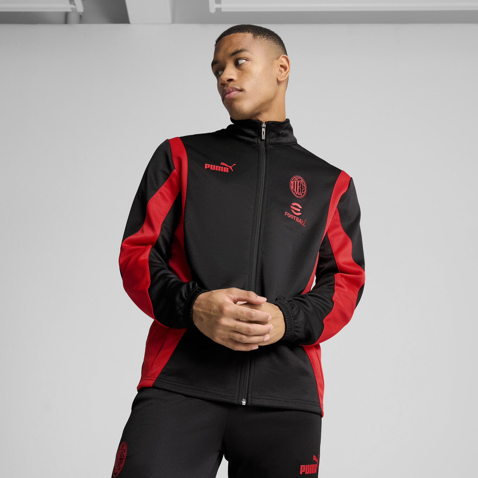 Veste ftblNRGY+ AC Milan Homme PUMA Black For All Time Red 2/7