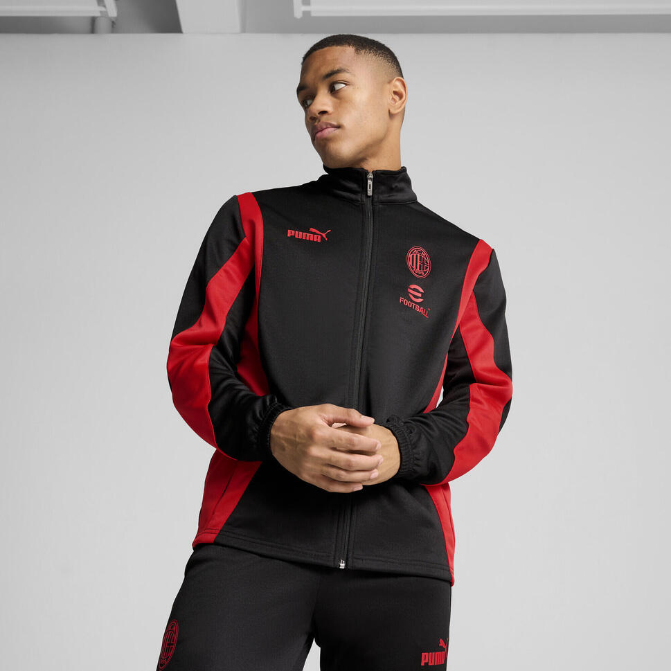 Męska kurtka AC Milan ftblNRGY+ PUMA Black For All Time Red