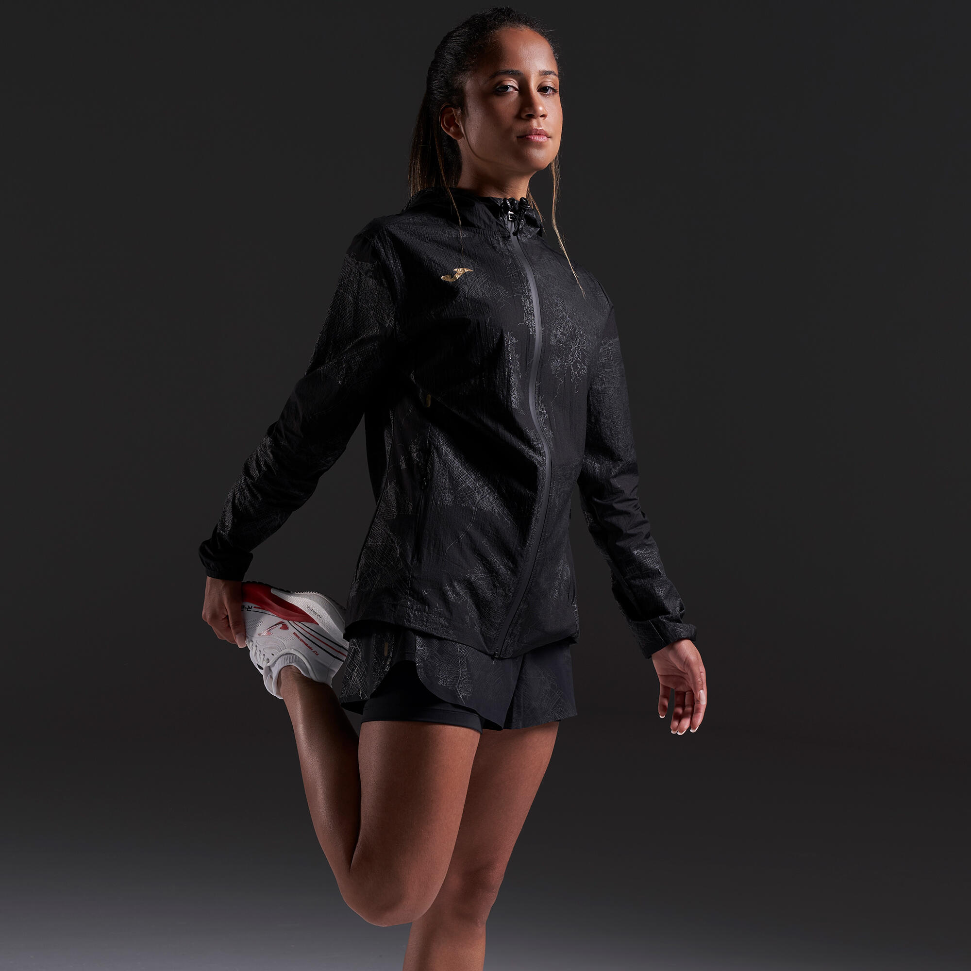 Chubasquero Running Mujer Joma R-Night Negro 2/5