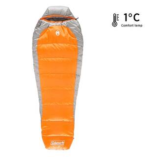 Coleman Silverton Mummy Sleeping Bag for Adults | Extreme -22 °C to Comfort 1°C | Extra Warm Perfect for Camping and Backpacking