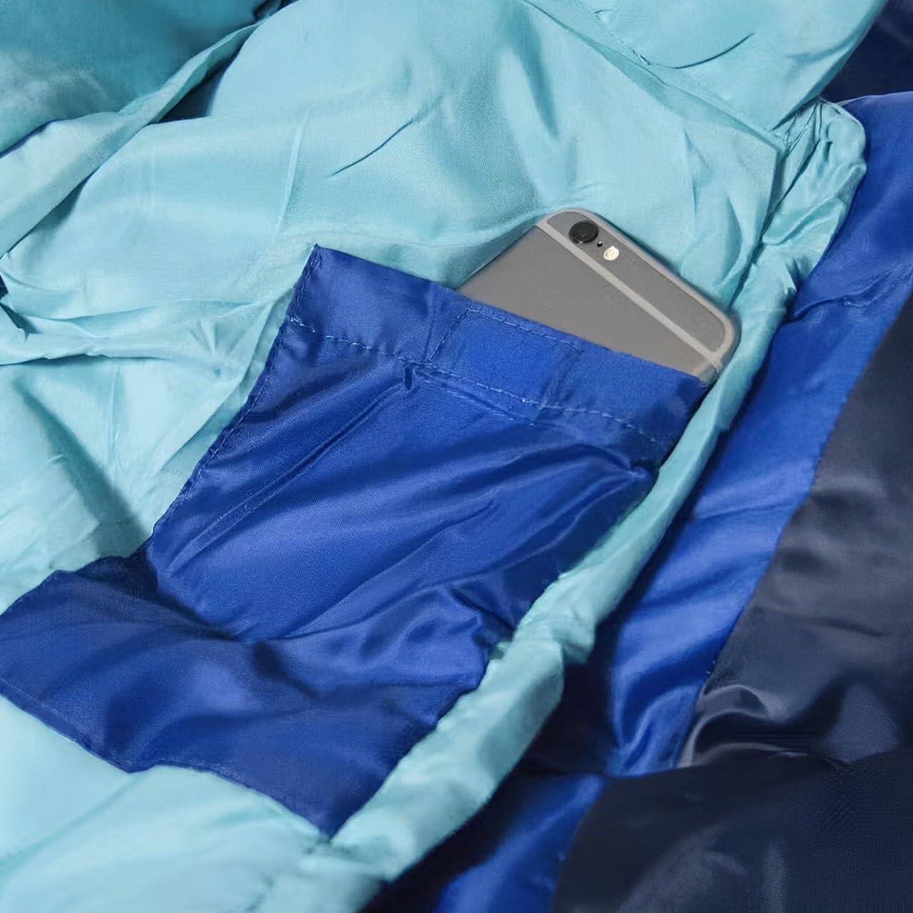 Coleman Fision 100 Single Mummy Sleeping Bag I Comfort +9°C & Extreme -8°C