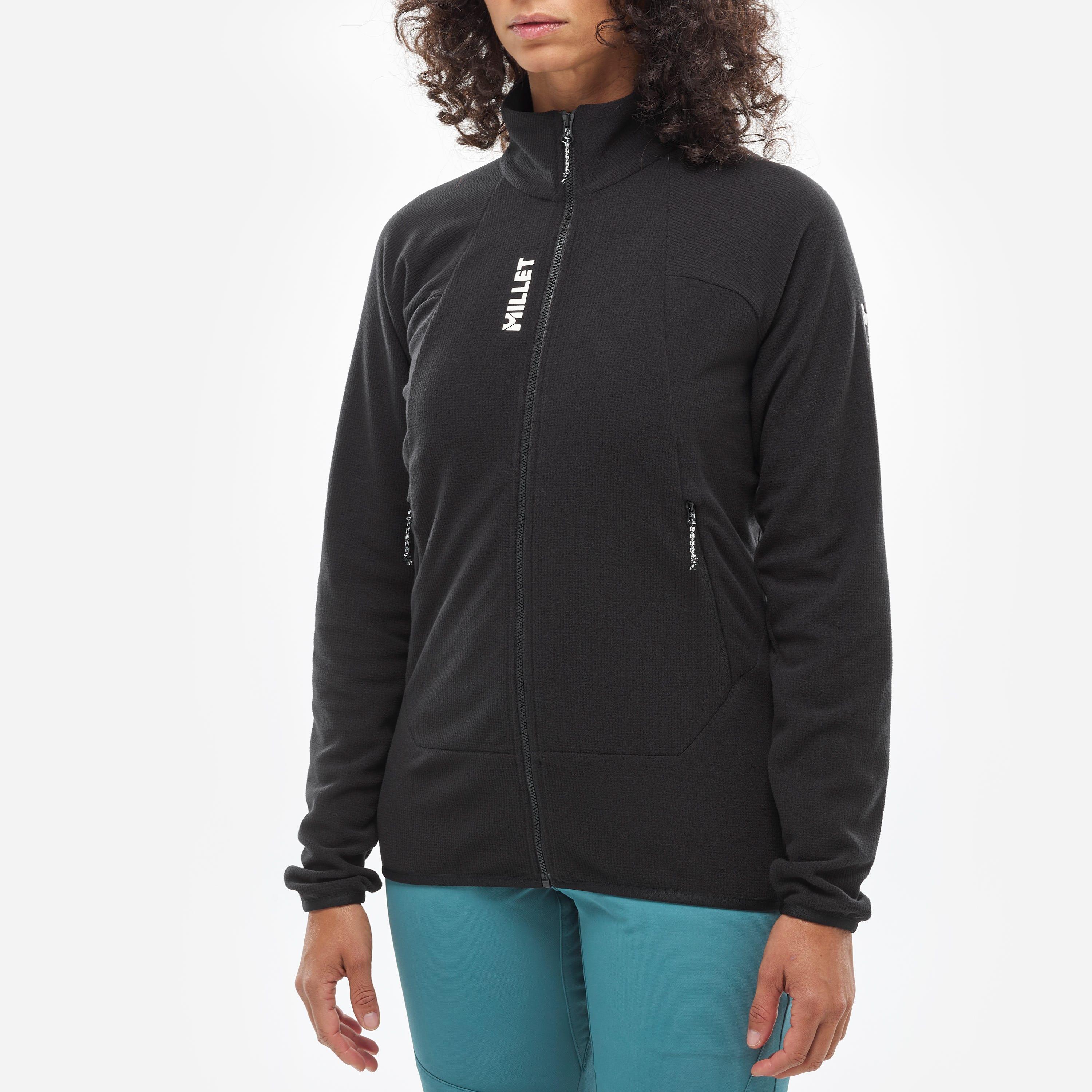 Bluza polarowa damska MILLET W K Lightgrid Jkt Czarny 3/5