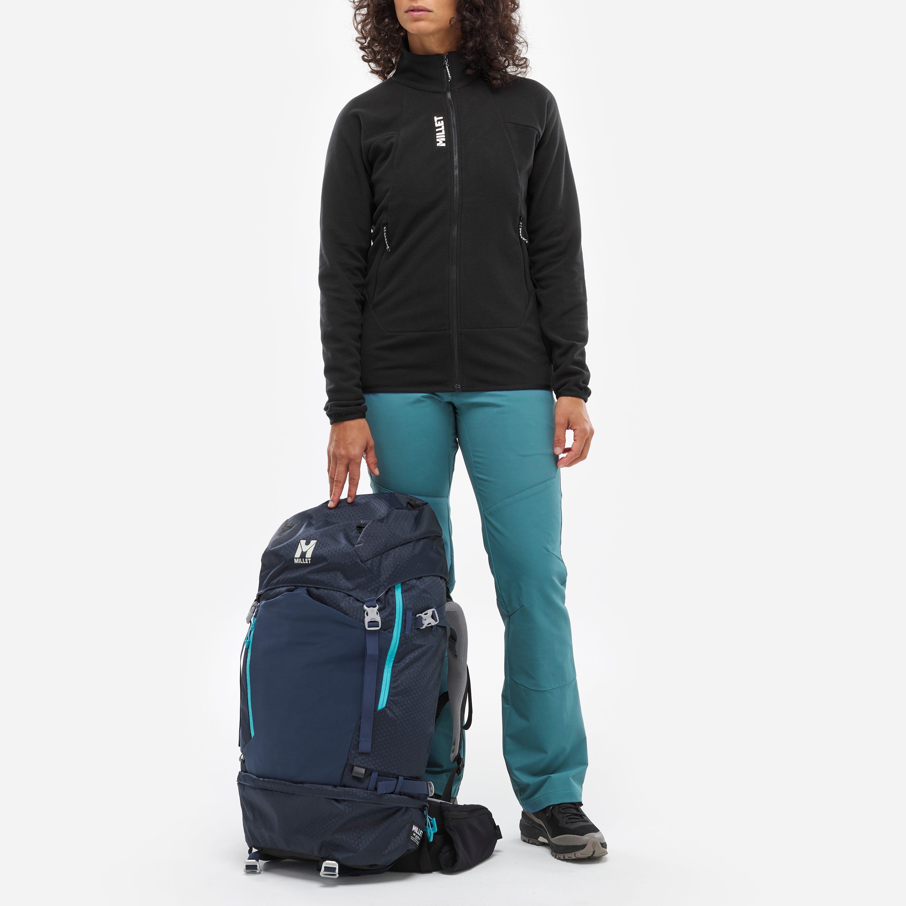 Bluza polarowa damska MILLET W K Lightgrid Jkt Czarny 2/5