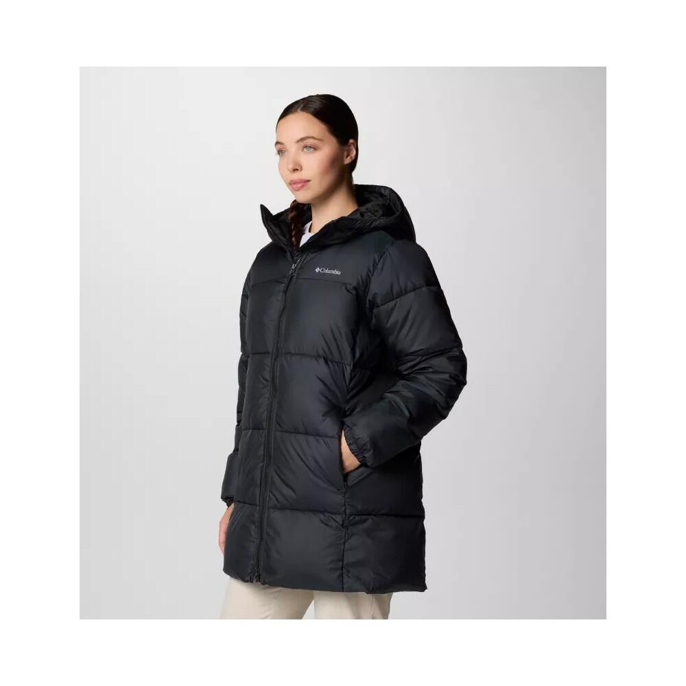 Jaqueta feminina Columbia Puffect II com capuz médio 4/7