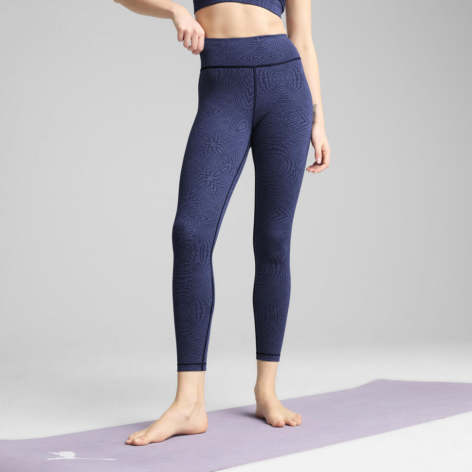 Damskie legginsy 7/8 z wysokim stanem MOVE CLOUDSPUN PUMA Blue Crystal