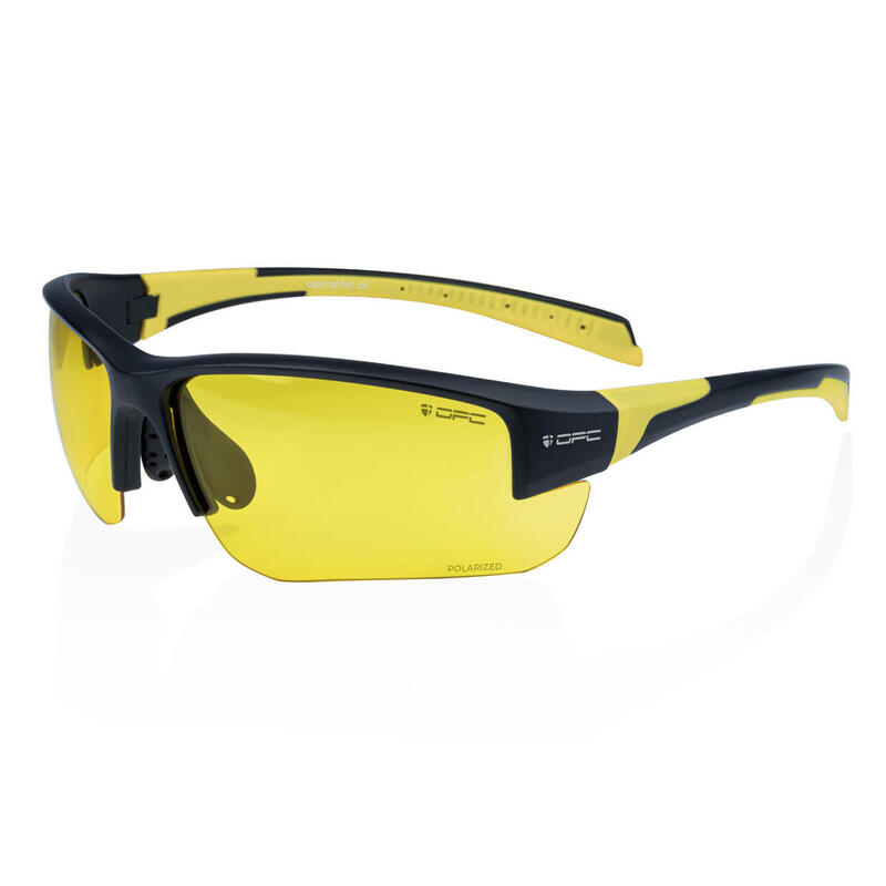 Okulary ochronne BIKE SAN SALVO Matt Black Ultra Light Yellow Cat.1