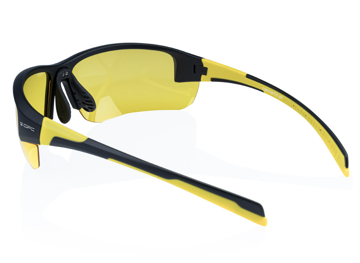 Okulary ochronne BIKE SAN SALVO Matt Black Ultra Light Yellow Cat.1 4/7