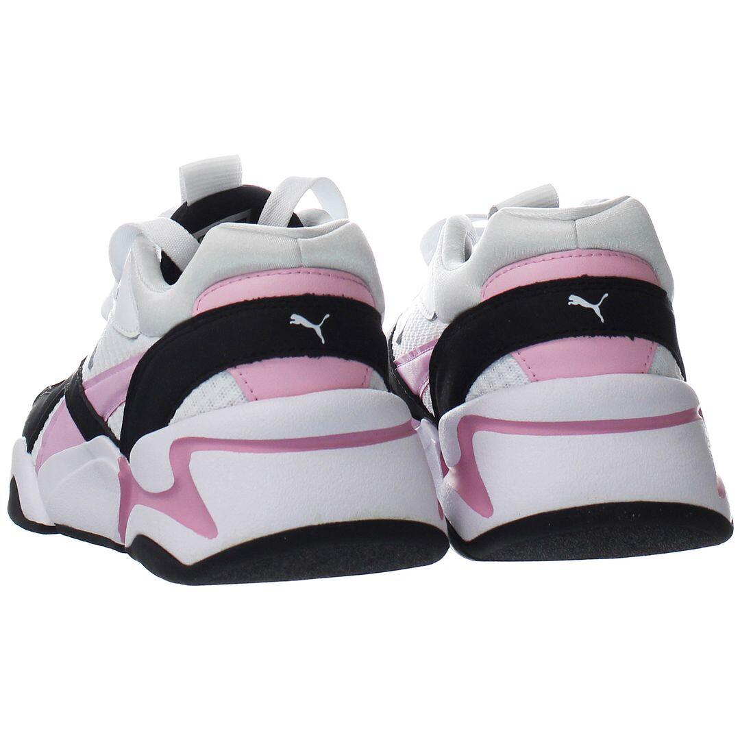 Puma Nova 90's Block Womens White Trainers 4/6