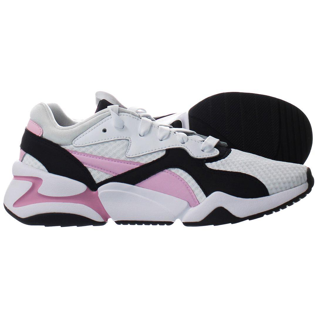 Puma Nova 90's Block Womens White Trainers 3/6